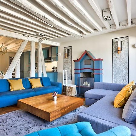 Le Marais Superb Apartment Terrace Paris Free Netflix المظهر الخارجي الصورة