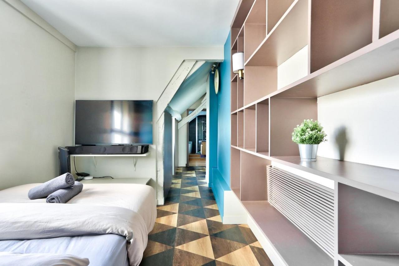 Le Marais Superb Apartment Terrace Paris Free Netflix المظهر الخارجي الصورة