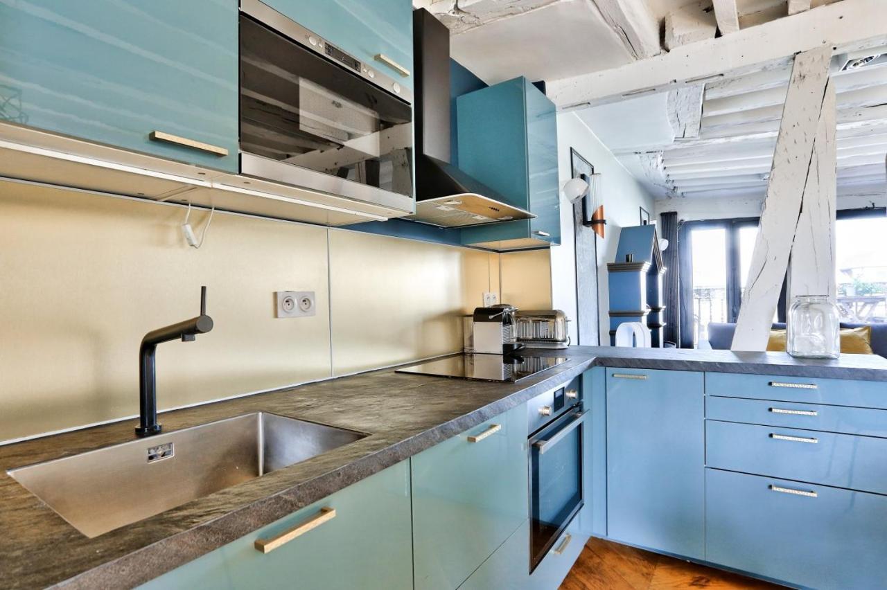 Le Marais Superb Apartment Terrace Paris Free Netflix المظهر الخارجي الصورة