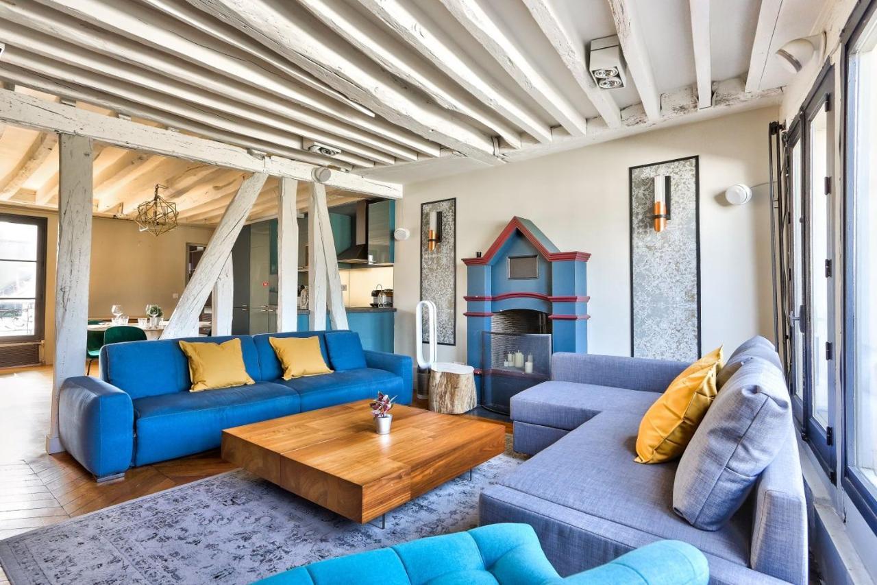 Le Marais Superb Apartment Terrace Paris Free Netflix المظهر الخارجي الصورة